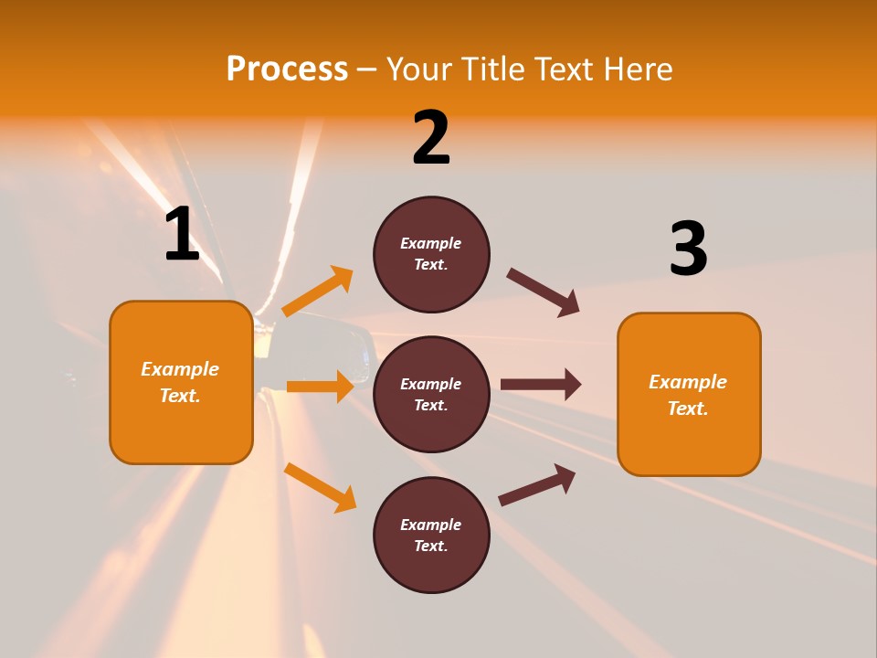Light Blur Night PowerPoint Template