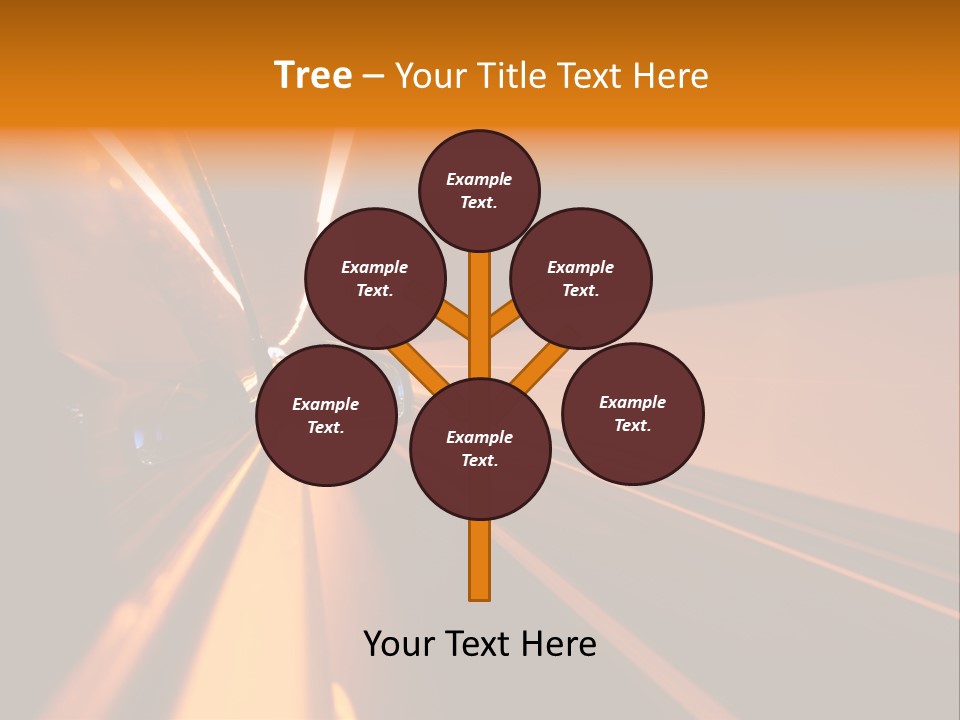 Light Blur Night PowerPoint Template