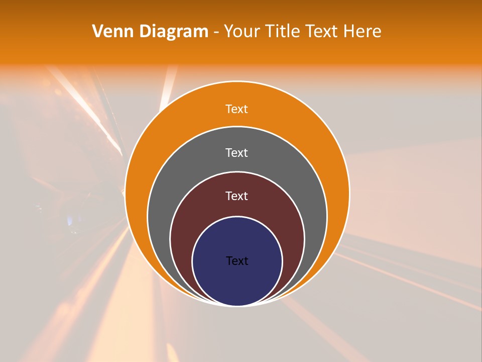 Light Blur Night PowerPoint Template