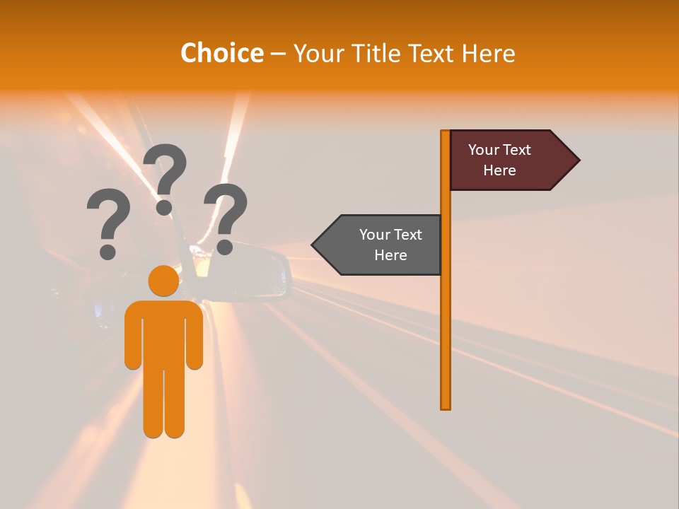 Light Blur Night PowerPoint Template