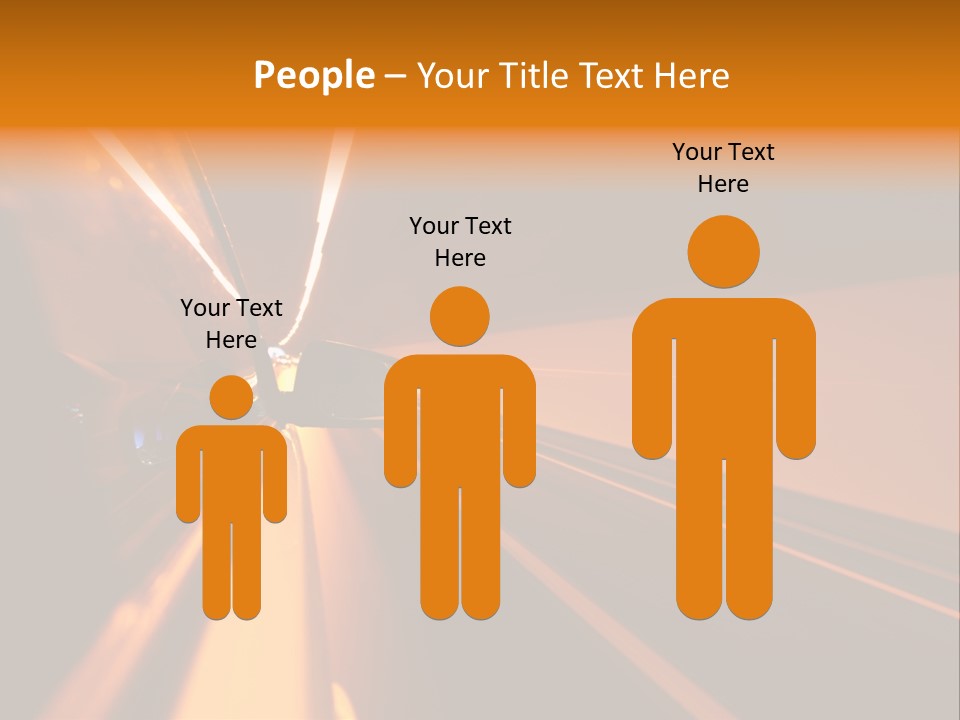 Light Blur Night PowerPoint Template