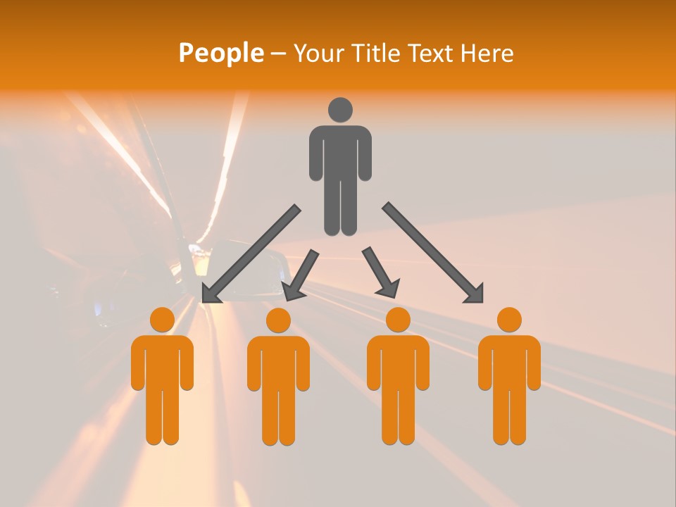 Light Blur Night PowerPoint Template