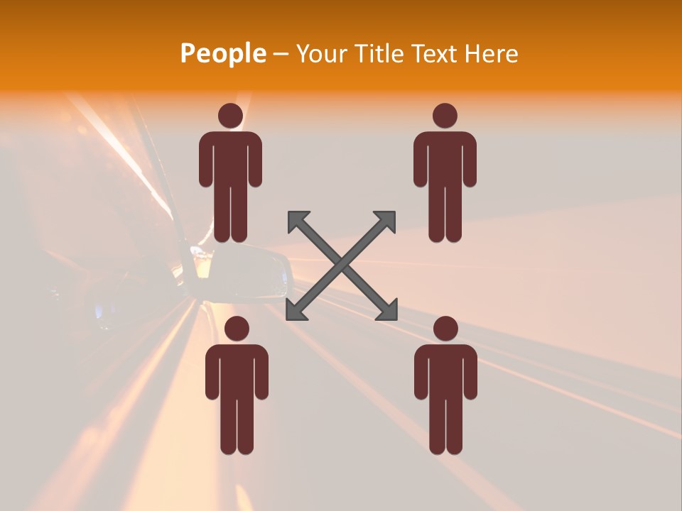 Light Blur Night PowerPoint Template