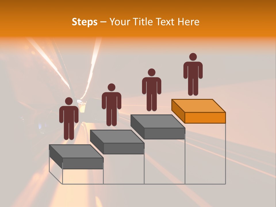 Light Blur Night PowerPoint Template