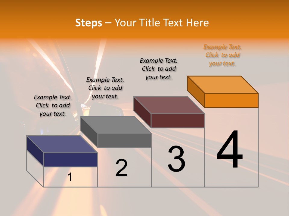 Light Blur Night PowerPoint Template