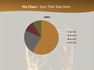 Splashing Flowing Glass PowerPoint Template