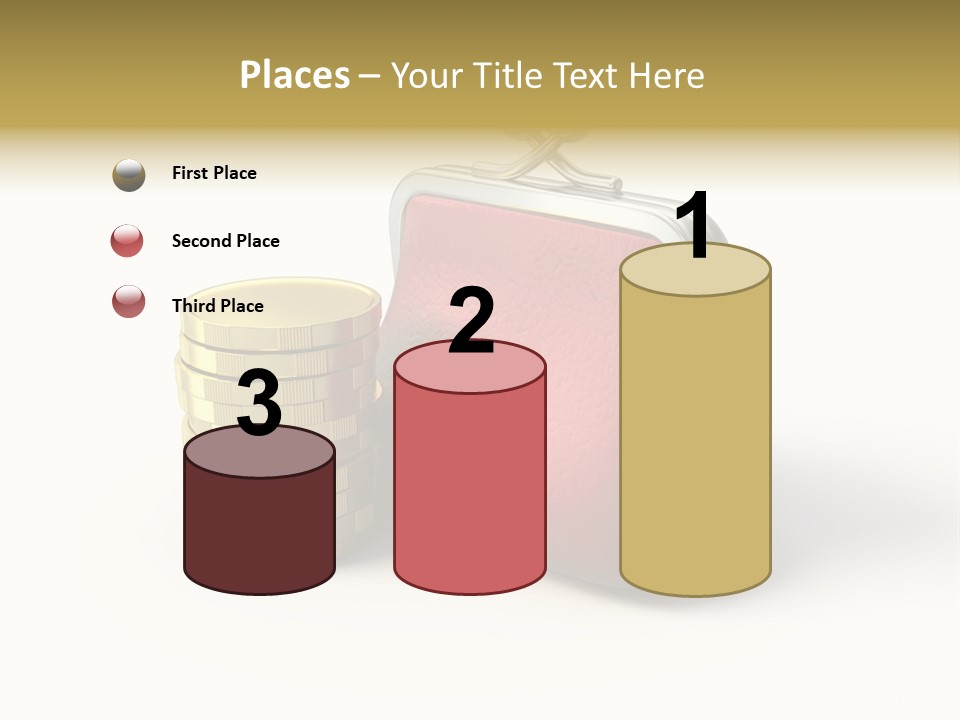 Metallic Isolated Buying PowerPoint Template
