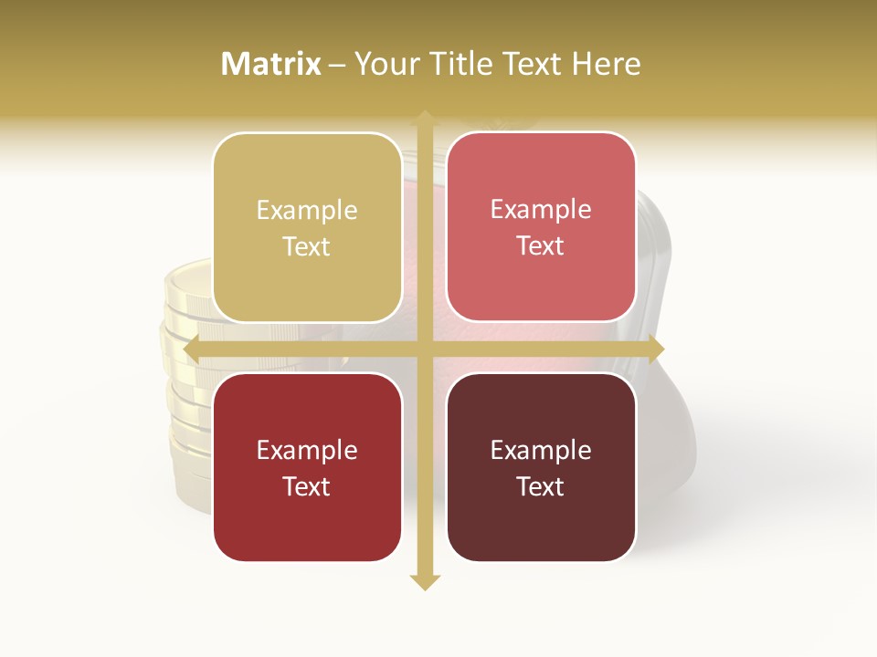 Metallic Isolated Buying PowerPoint Template