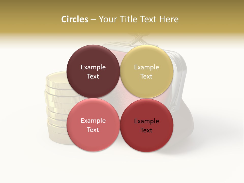 Metallic Isolated Buying PowerPoint Template