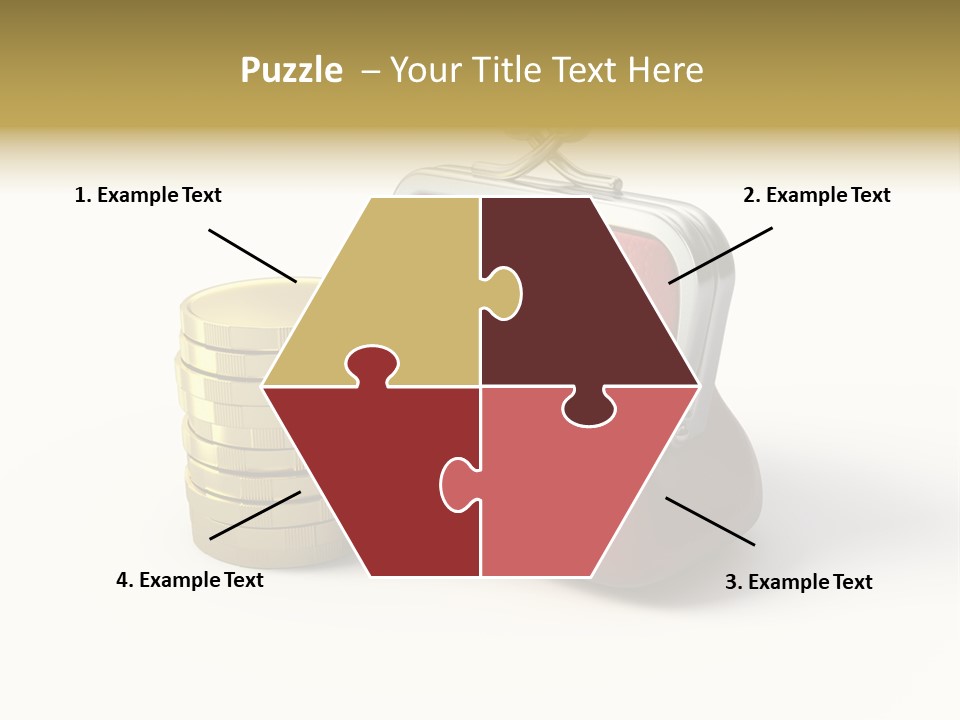 Metallic Isolated Buying PowerPoint Template