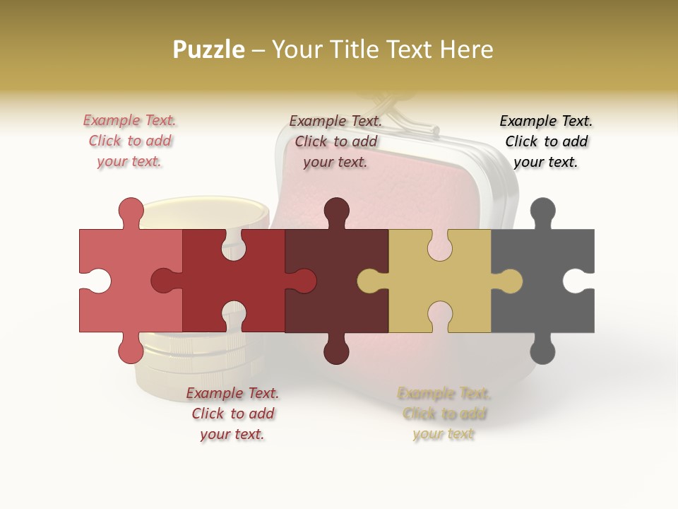 Metallic Isolated Buying PowerPoint Template