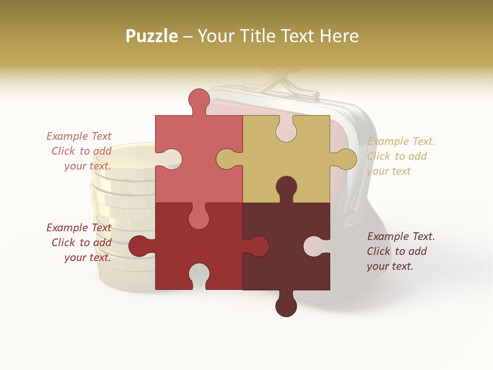 Metallic Isolated Buying PowerPoint Template
