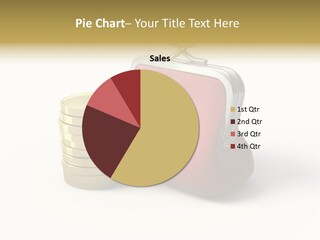 Metallic Isolated Buying PowerPoint Template