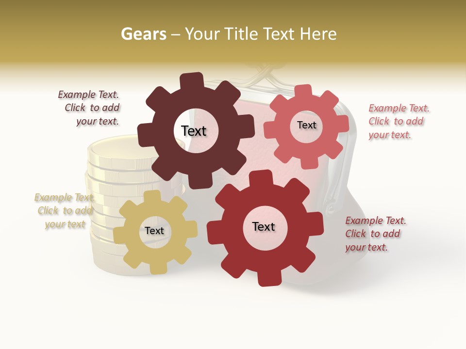 Metallic Isolated Buying PowerPoint Template