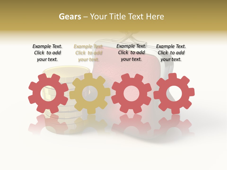 Metallic Isolated Buying PowerPoint Template