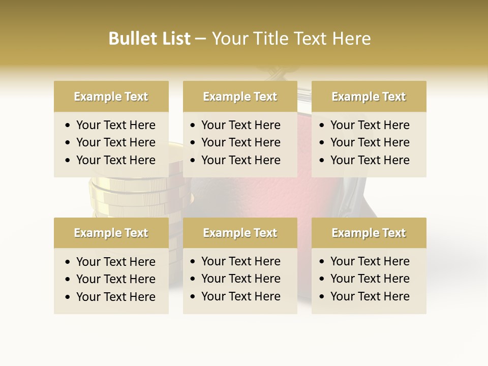 Metallic Isolated Buying PowerPoint Template