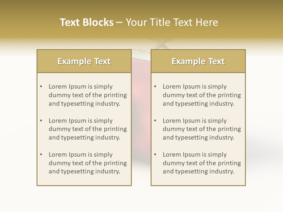 Metallic Isolated Buying PowerPoint Template