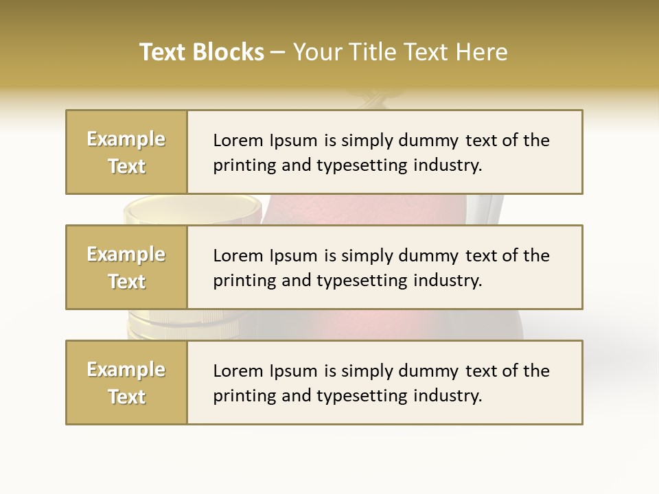 Metallic Isolated Buying PowerPoint Template