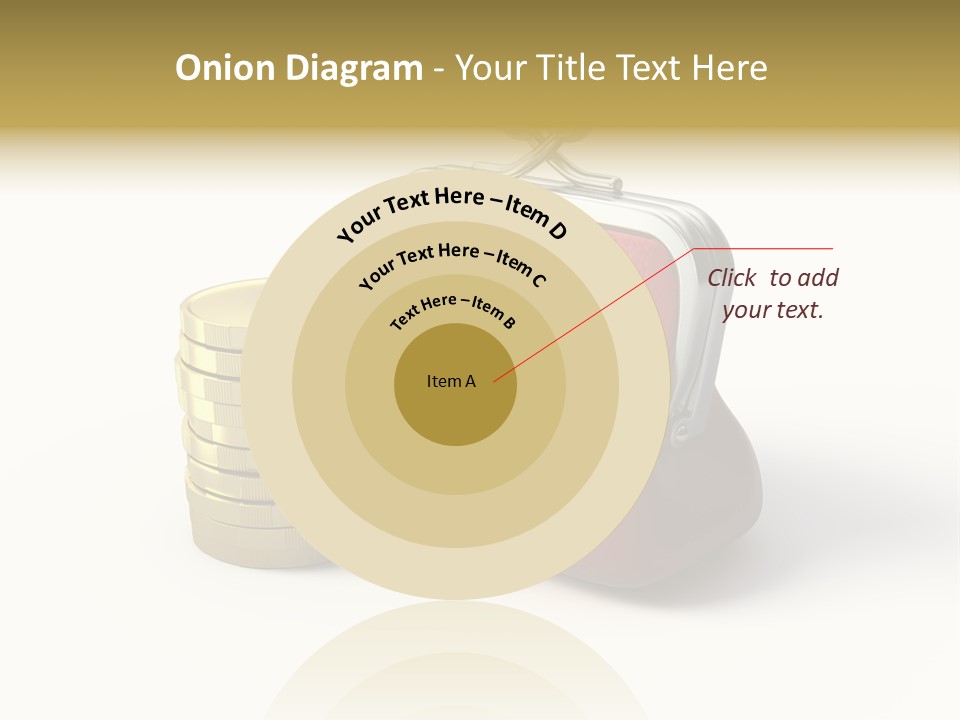 Metallic Isolated Buying PowerPoint Template