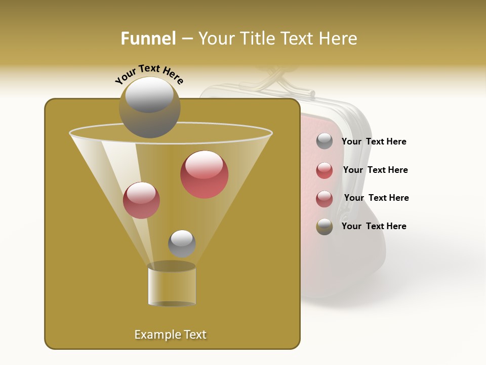 Metallic Isolated Buying PowerPoint Template