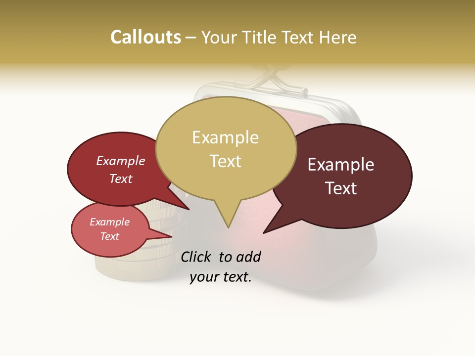Metallic Isolated Buying PowerPoint Template