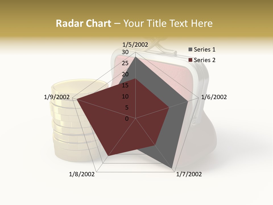 Metallic Isolated Buying PowerPoint Template