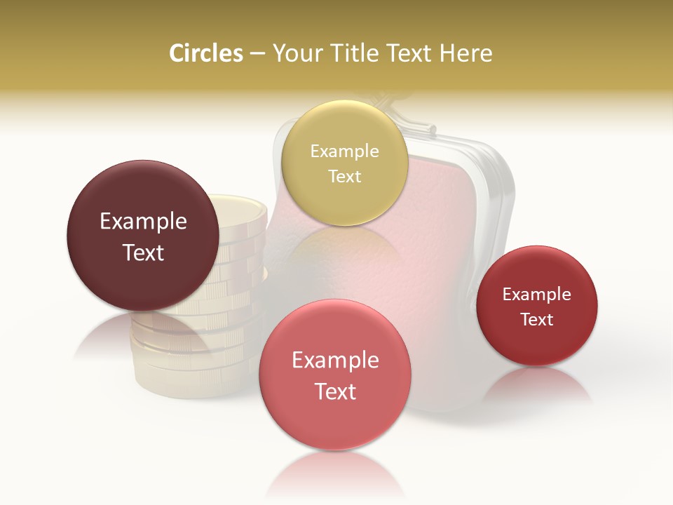 Metallic Isolated Buying PowerPoint Template