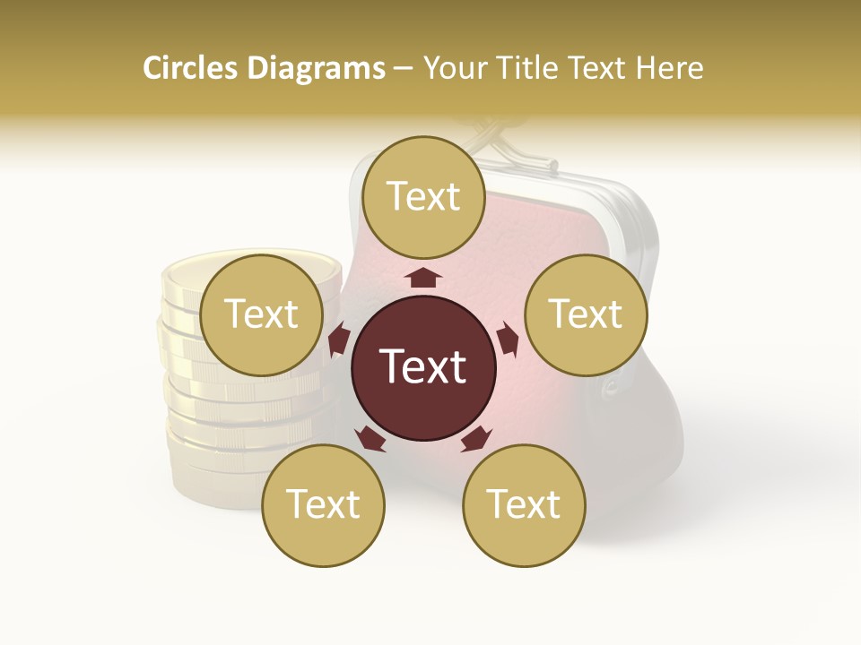 Metallic Isolated Buying PowerPoint Template