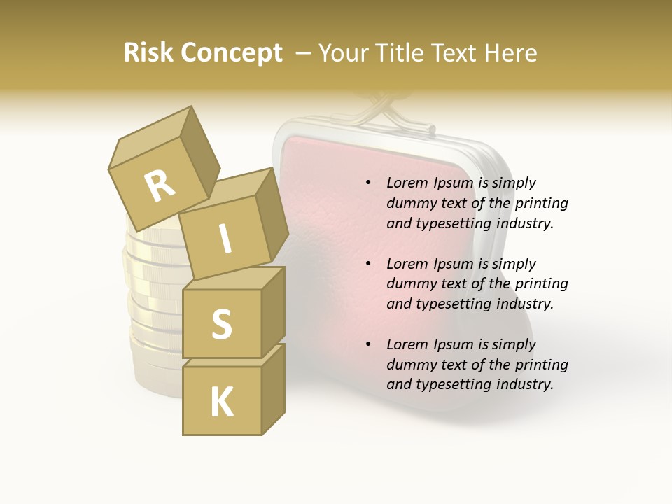 Metallic Isolated Buying PowerPoint Template