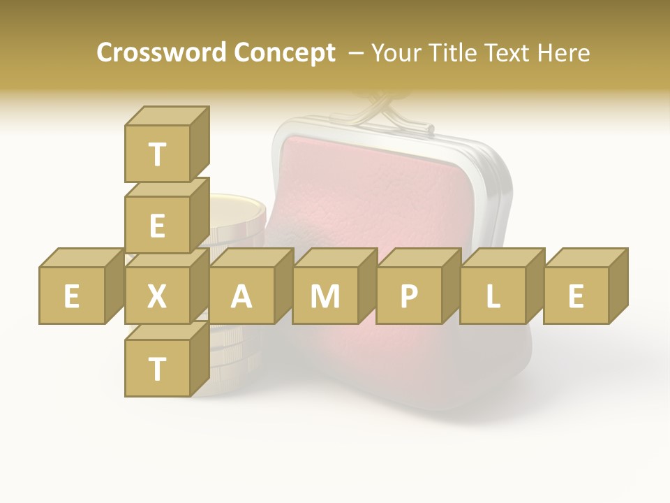 Metallic Isolated Buying PowerPoint Template