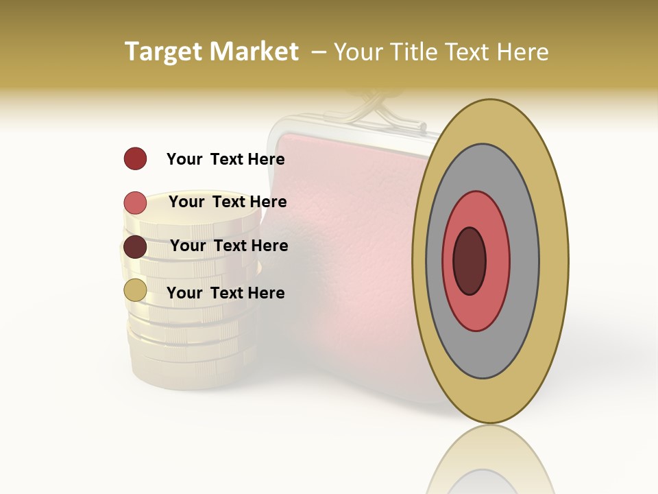 Metallic Isolated Buying PowerPoint Template