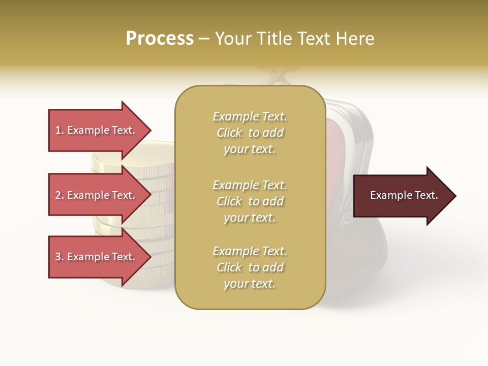 Metallic Isolated Buying PowerPoint Template