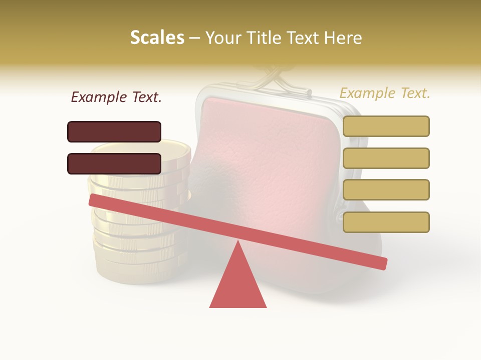 Metallic Isolated Buying PowerPoint Template