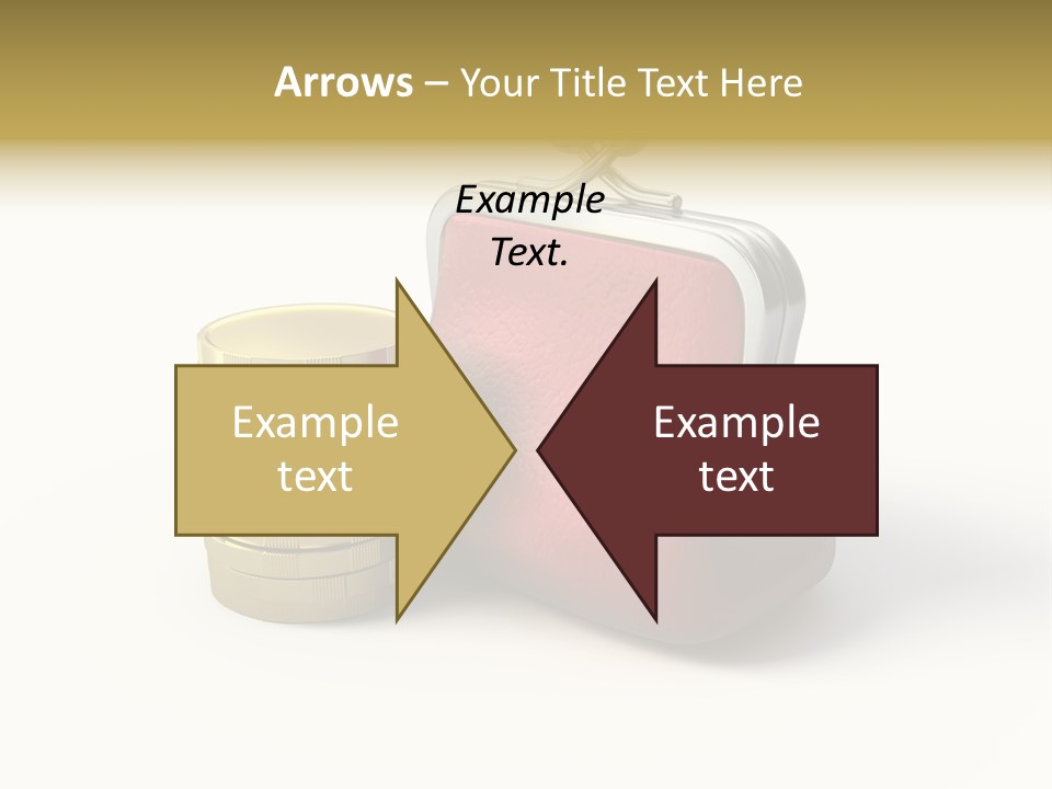 Metallic Isolated Buying PowerPoint Template