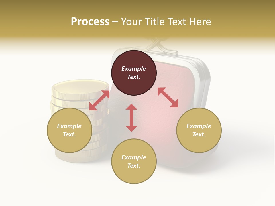 Metallic Isolated Buying PowerPoint Template