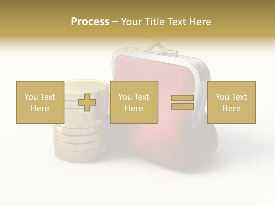 Metallic Isolated Buying PowerPoint Template