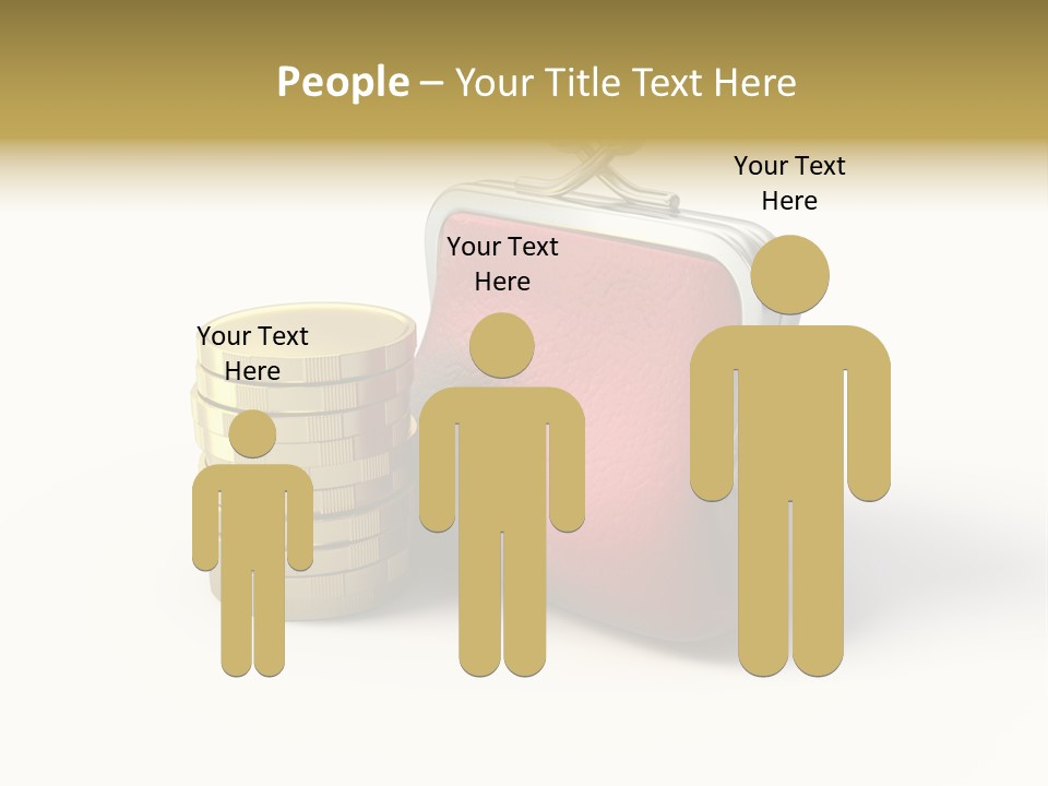 Metallic Isolated Buying PowerPoint Template