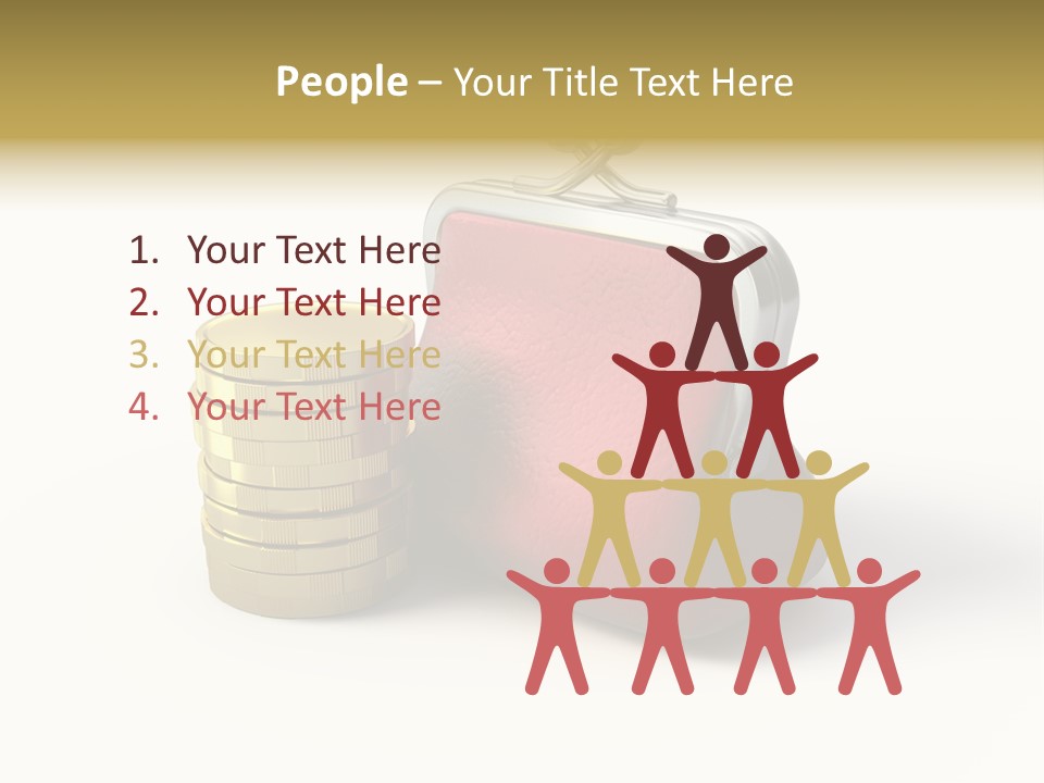 Metallic Isolated Buying PowerPoint Template