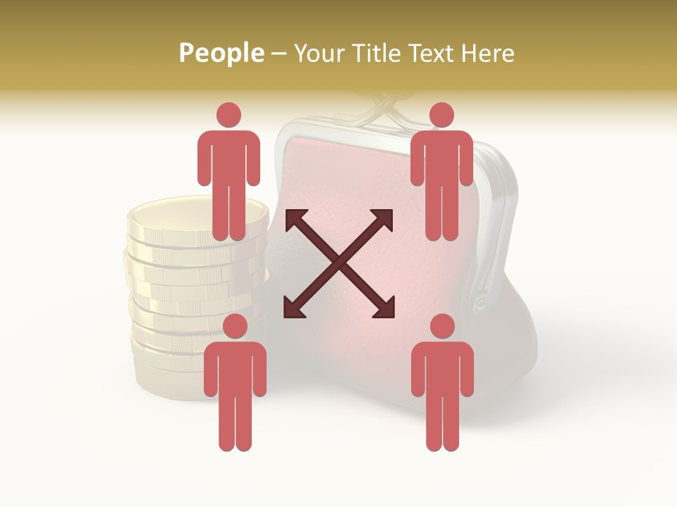 Metallic Isolated Buying PowerPoint Template