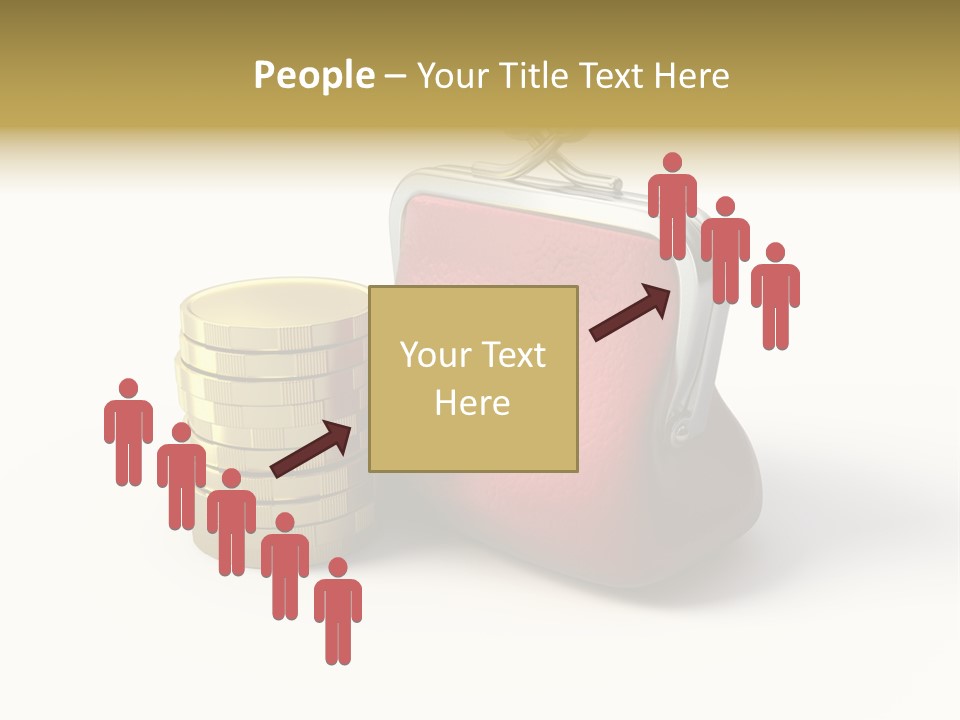 Metallic Isolated Buying PowerPoint Template