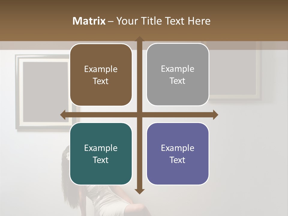 Standing Picture Sitting PowerPoint Template