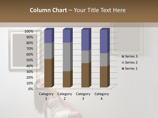 Standing Picture Sitting PowerPoint Template