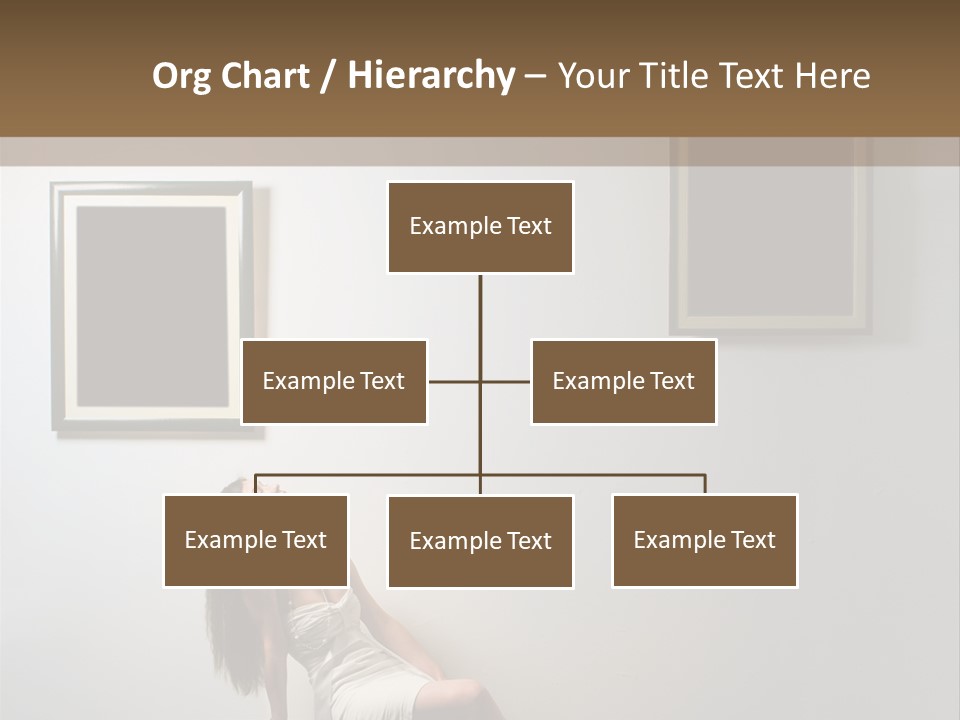 Standing Picture Sitting PowerPoint Template