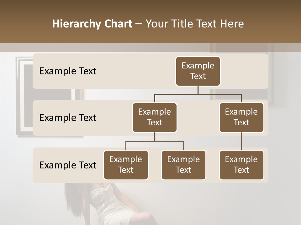 Standing Picture Sitting PowerPoint Template