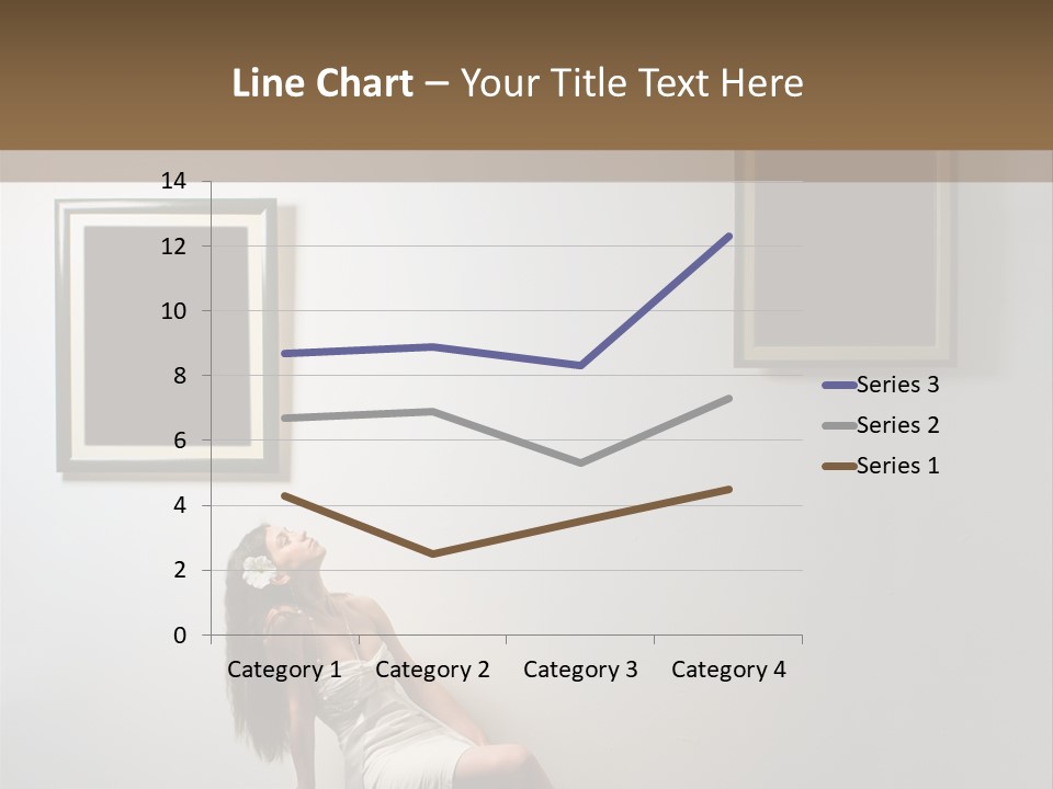 Standing Picture Sitting PowerPoint Template