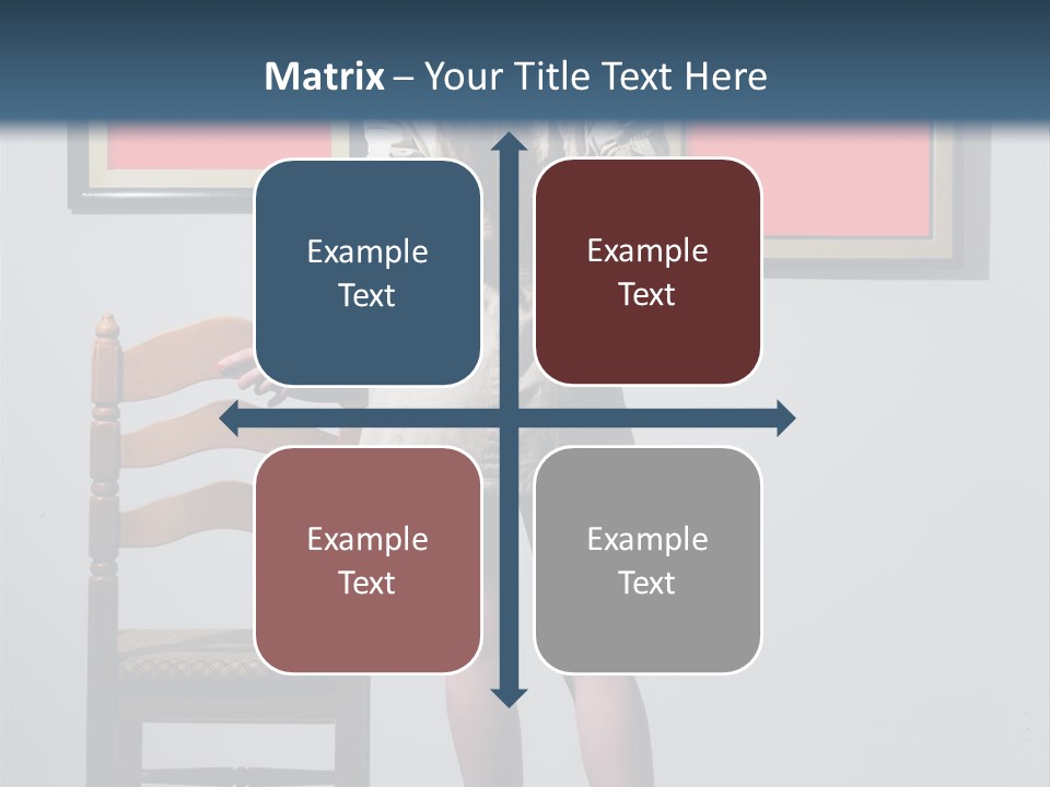 Watching Chair Gallery PowerPoint Template