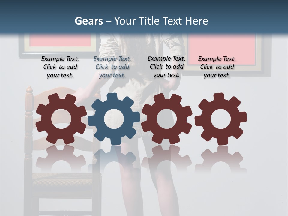 Watching Chair Gallery PowerPoint Template