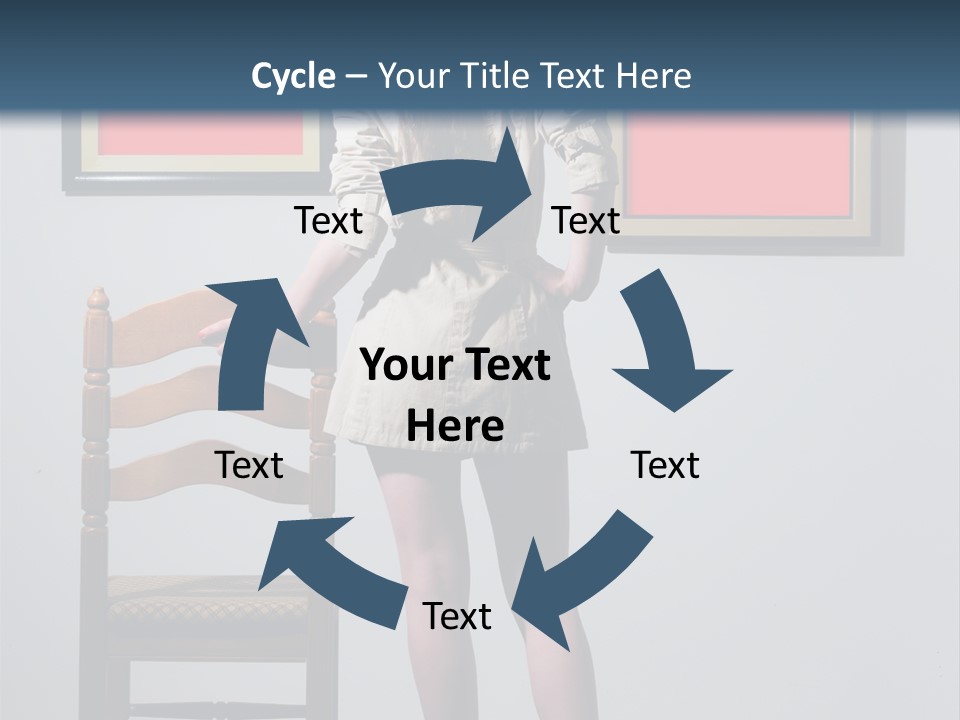Watching Chair Gallery PowerPoint Template