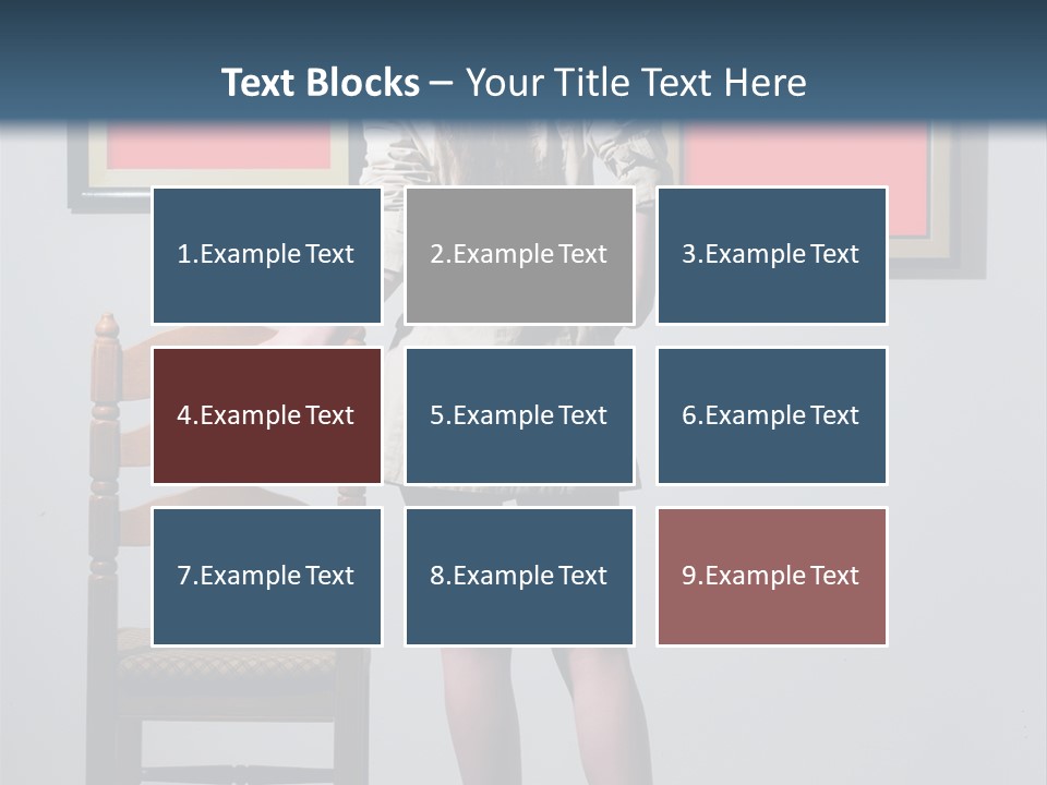 Watching Chair Gallery PowerPoint Template