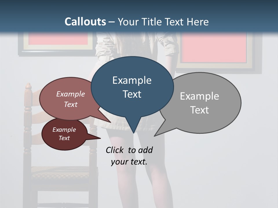 Watching Chair Gallery PowerPoint Template